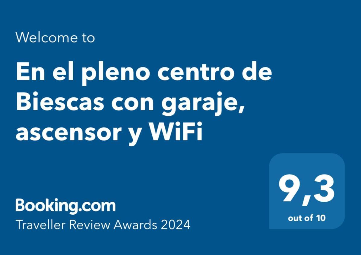 شقة En El Pleno Centro De Biescas Con Garaje, Ascensor Y Wifi المظهر الخارجي الصورة